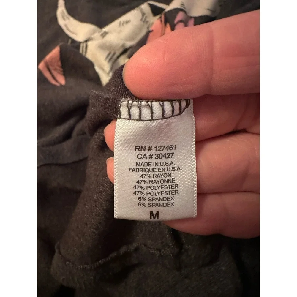 Wildfox Women's Outlaw Feather & Longhorn Oversized Pullover Sweater Size M Gray